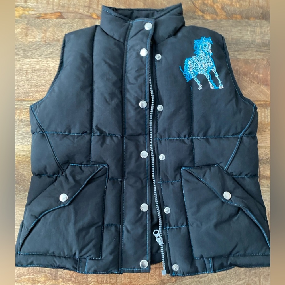 Kids Horse Embellished Vest